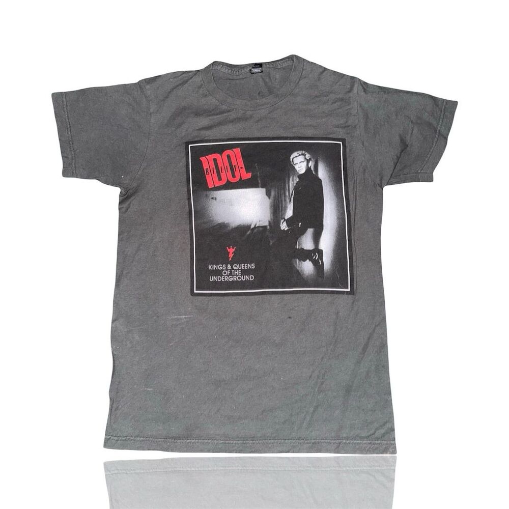 Billy Idol Kings & Queens Tour T-Shirt Black Unisex Small Concert Tee: GUC